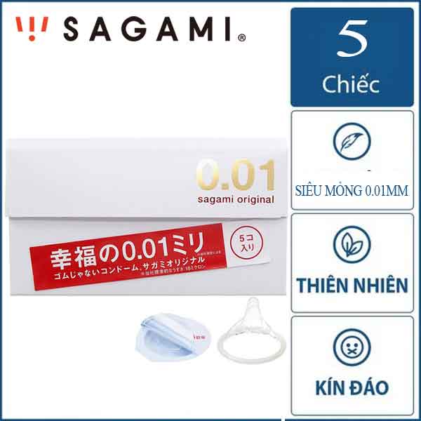 Bao cao su Sagami original 0.01mm