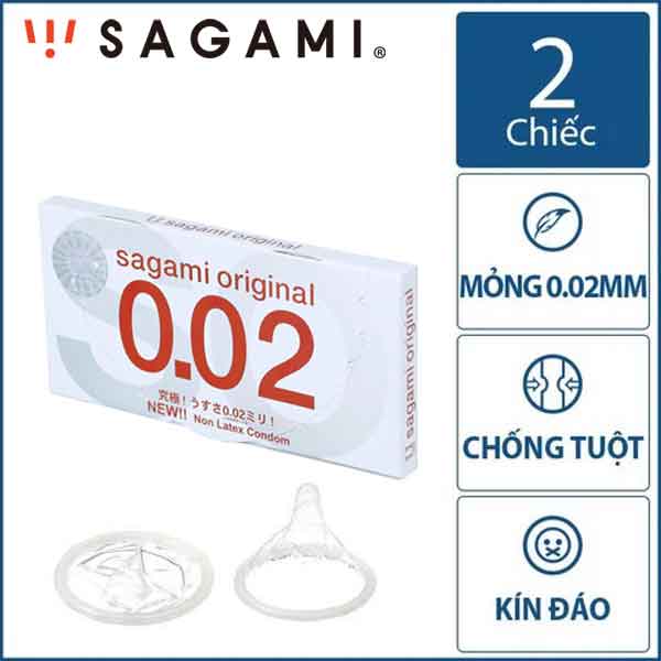Bao cao su Sagami original 0.02mm