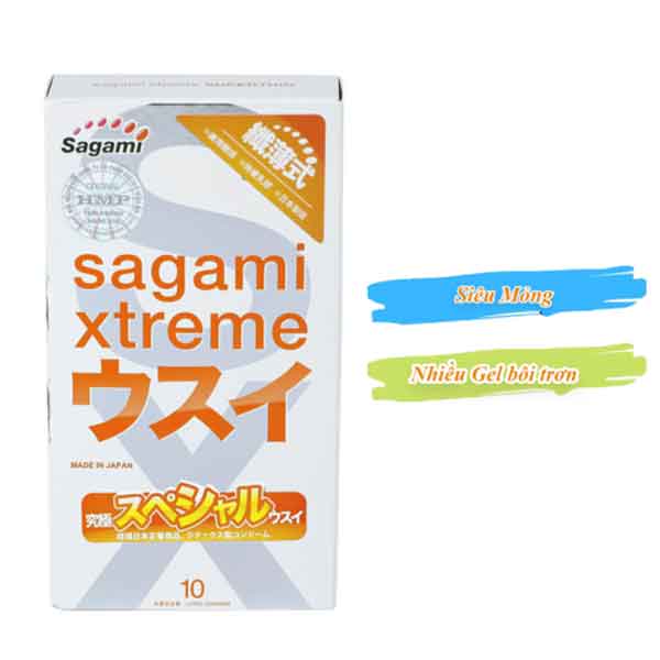 Bao cao su Xtreme Sagami 10s