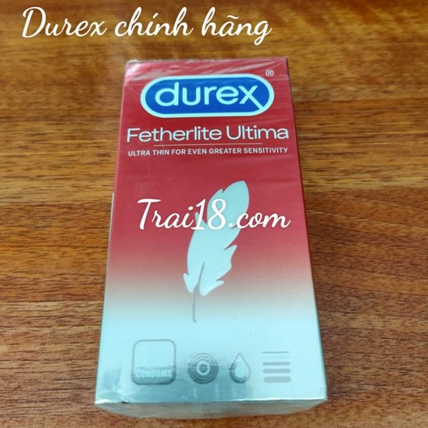Bao cao su Durex Fetherlite ultima siêu mỏng