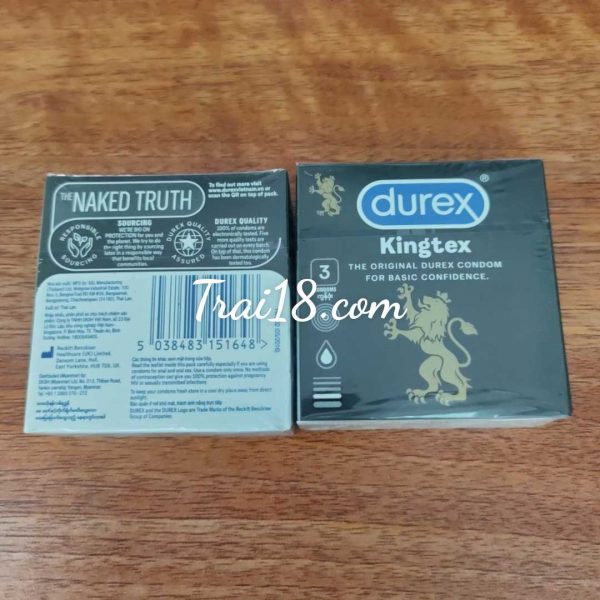 Durex kingtex 3 cái